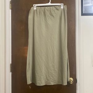 ASOS elastic Sage green skirt